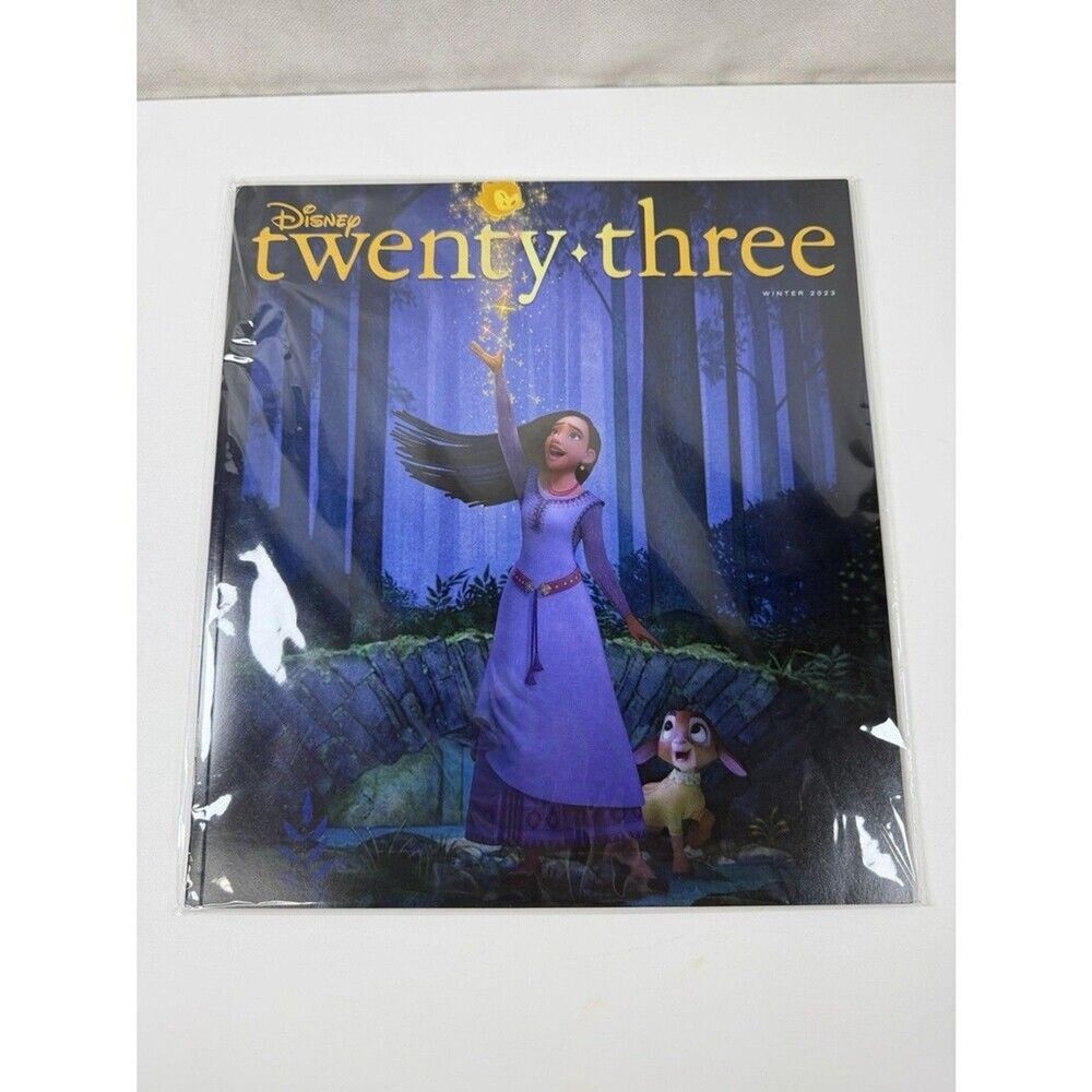 Disney D23 Twenty-Three Magazine Winter 2023 Issue Wish Cover Gold Member NIP